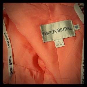 David's Bridal Bridesmades dress